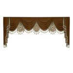Finished Retro Villa Living Room Bedroom High-grade Thickened Light Luxury Velvet Splicing Curtains, Curtain Drapes Need To Be Purchased - Image 10