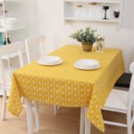 Rectangular Lattice Table Cover Coffee Table Restaurant Waterproof Tablecloth - Image 5