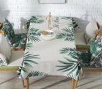 Dining Table Green Planting Tablecloth Cloth Art Cotton And Linen Small Fresh Coffee Table Cover Cloth - Image 5