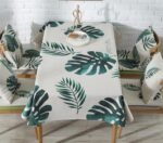 Dining Table Green Planting Tablecloth Cloth Art Cotton And Linen Small Fresh Coffee Table Cover Cloth - Image 4