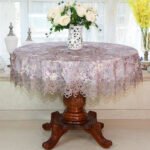 Tablecloth Chair Cover Lace Oval Round Tea Table Cloth Tablecloth - Image 8