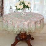 Tablecloth Chair Cover Lace Oval Round Tea Table Cloth Tablecloth - Image 4
