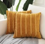 Simple Luxury Striped Velvet Pillow Cover Pillow Cushion Cover Pillow Case Covers for Sofa Flannel Velvet Sofa Cushion Cover - Image 3