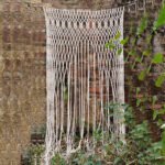 Perforated Nordic Woven Shading Light Tassel Partition Curtain Sliding Curtain - Image 3