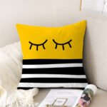 Pillow Linen Pillow Cover Peach Skin Velvet Sofa Cushion Pillow Cover Household Goods - Image 4