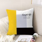 Pillow Linen Pillow Cover Peach Skin Velvet Sofa Cushion Pillow Cover Household Goods - Image 7