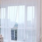 Curtains Solid Tulle Modern Curtains For Living Room Transparent Tulle Curtains Window Sheer For The Bedroom - Image 7