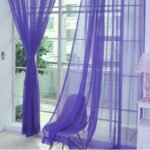 Curtains Solid Tulle Modern Curtains For Living Room Transparent Tulle Curtains Window Sheer For The Bedroom - Image 8