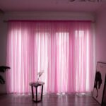 Simple And Modern Balcony Solid Color Gauze Curtain - Image 4