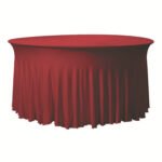 Stretch Table Cover Round Skirt Tablecloth - Image 7