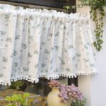 Tassel Curtain Kitchen Short Curtain Floating Window Coffee Curtain