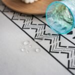Geometric Black Tassel Rectangular Waterproof Table Cloth Round Tablecloth Coffee Table Cover Towel - Image 5