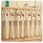 Fresh Linen Short Curtain For Kitchen Small Window - Image 2