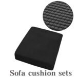 Waterproof Corduroy Sofa Cover Anti-Slip Elastic Cushion Covers Living Room Washable Recliner Furniture Protector - Image 4