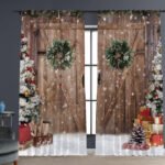 Digital Printed Christmas Curtains - Image 3