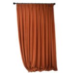 Solid Color Retro Bedroom Blackout Curtains - Image 5
