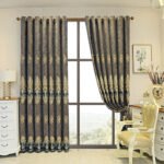Luxury Velvet Embroidered Curtains, 1 Pair, Vintage Style, Blackout, UV Protection, Thick, Suitable For Bedroom And Living - Image 2