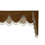 Finished Retro Villa Living Room Bedroom High-grade Thickened Light Luxury Velvet Splicing Curtains, Curtain Drapes Need To Be Purchased - Image 9
