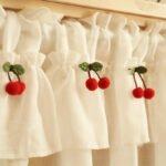 Fresh Linen Short Curtain For Kitchen Small Window - Image 3