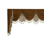 Finished Retro Villa Living Room Bedroom High-grade Thickened Light Luxury Velvet Splicing Curtains, Curtain Drapes Need To Be Purchased - Image 8