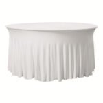 Stretch Table Cover Round Skirt Tablecloth - Image 5