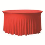 Stretch Table Cover Round Skirt Tablecloth - Image 3