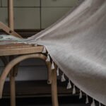 Polyester Linen Solid Color Simple Bedroom Living Room Half Shade Curtain - Image 4