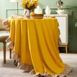 Simple And Stylish Round Table Cloth Cover - Image 2