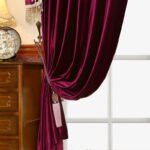 Luxury Festive Velvet Red Bedroom, Living Room, Water Wave Curtains, Wedding Room, Blackout Curtains - Image 5